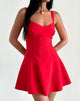 Image von Audra Minikleid in Rot
