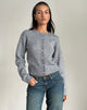 Bild von Aura Cardigan in staubigem Grau
