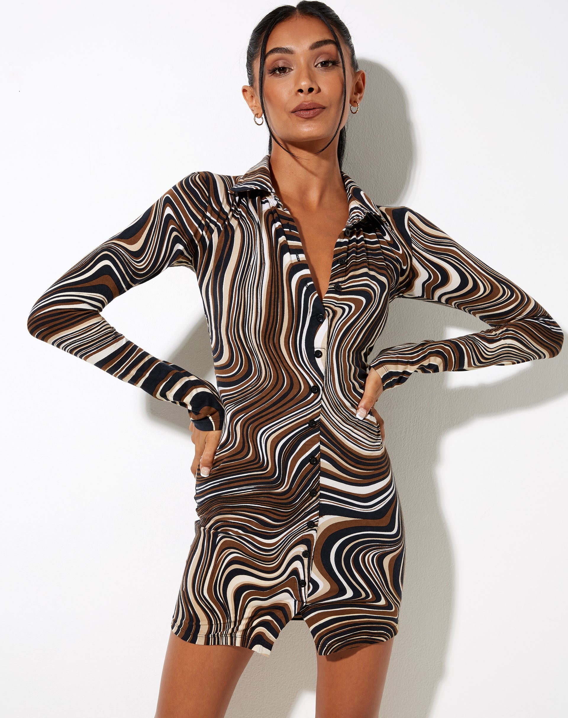 Image von Avaya Kleid in 70s Ripple