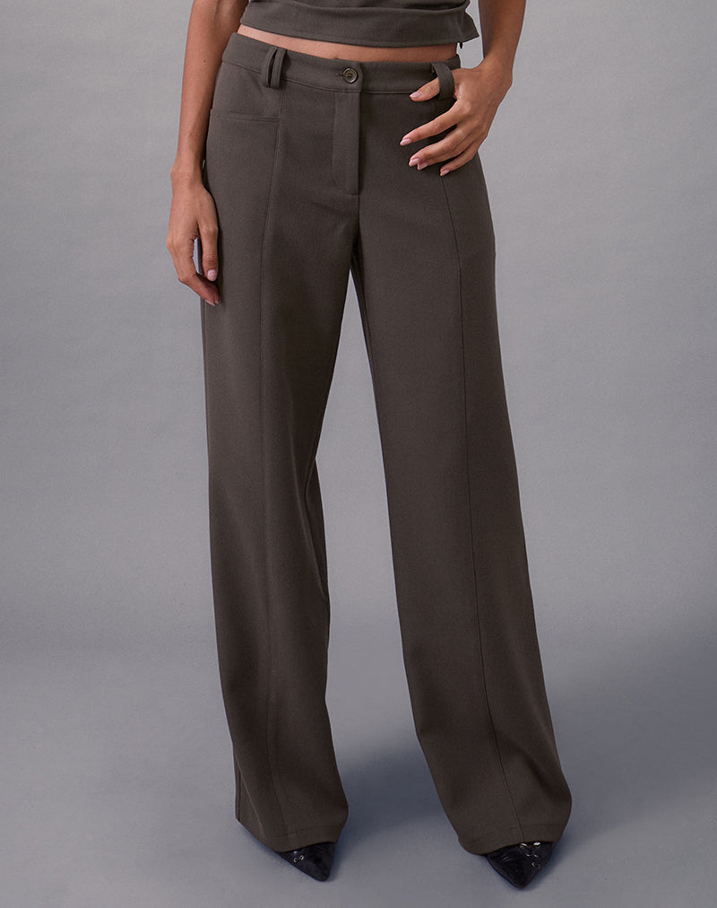 Image of Avina Hose in Tailoring Dunkel-Olive