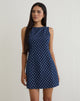 Image of Ayura Kleid in Polka Chambray Indigo