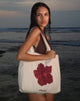 Image of Barbara Tragetasche in Hibiskus Elfenbein