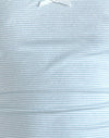 Blau und Weiß