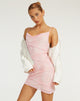Abbildung des Batavia Mini Dress in Blurred Orchid Pink