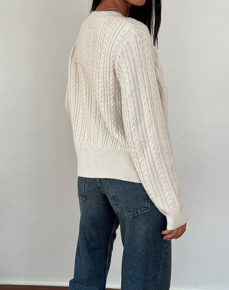 Bild von Bavana Strickjacke in Elfenbein