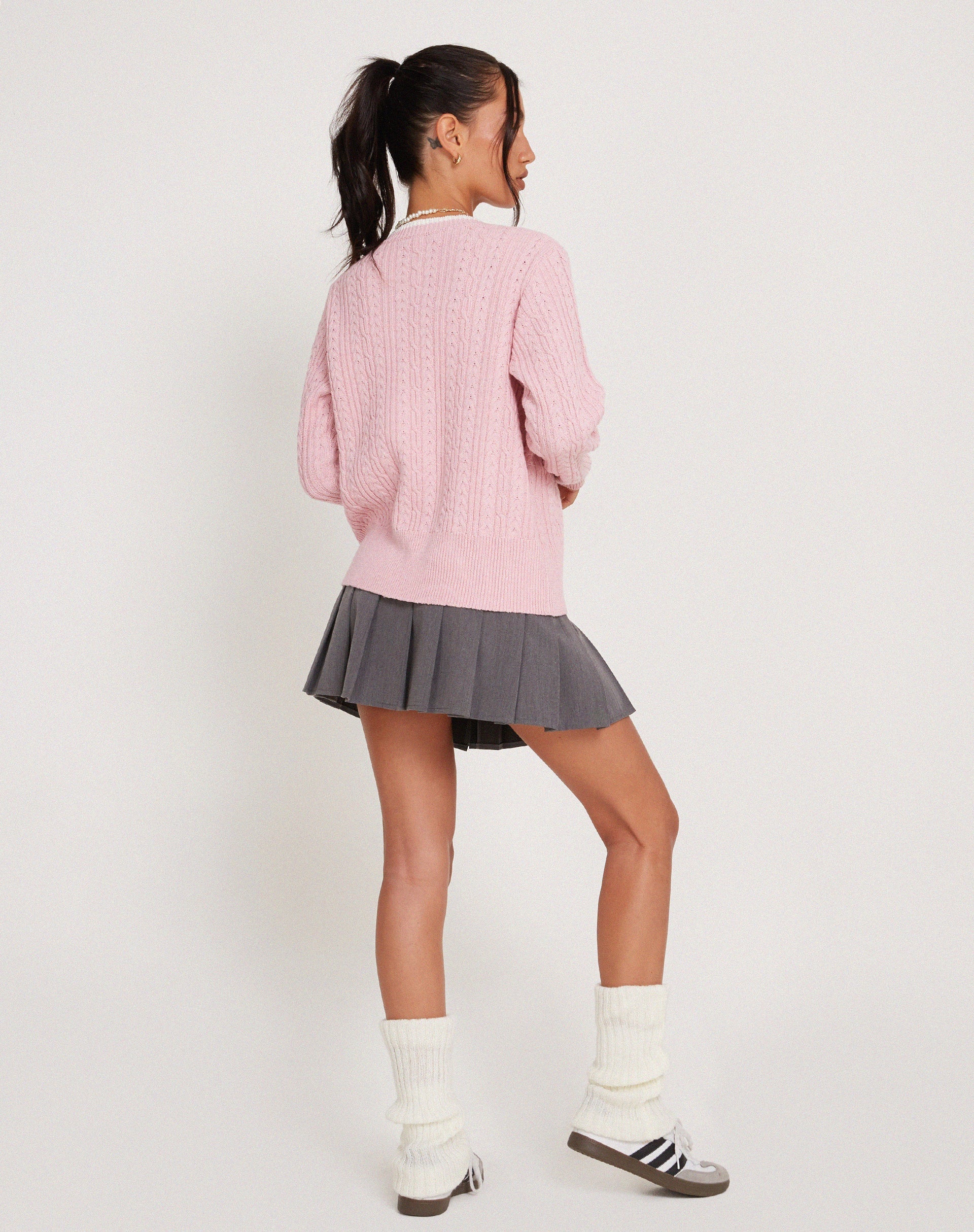 Abbildung der Bavana Strickjacke in Rosa