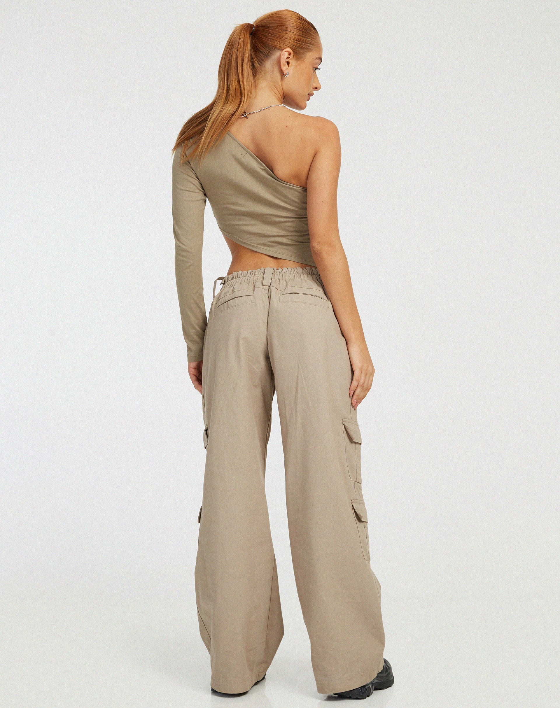 Bild von Baylee Crop Top in London Fog