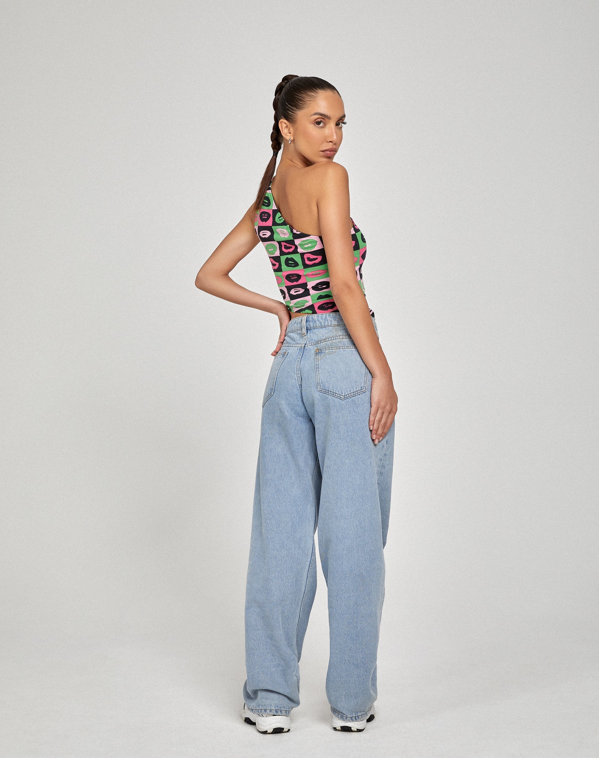 Bild von Bayva Crop Top in Lips Green