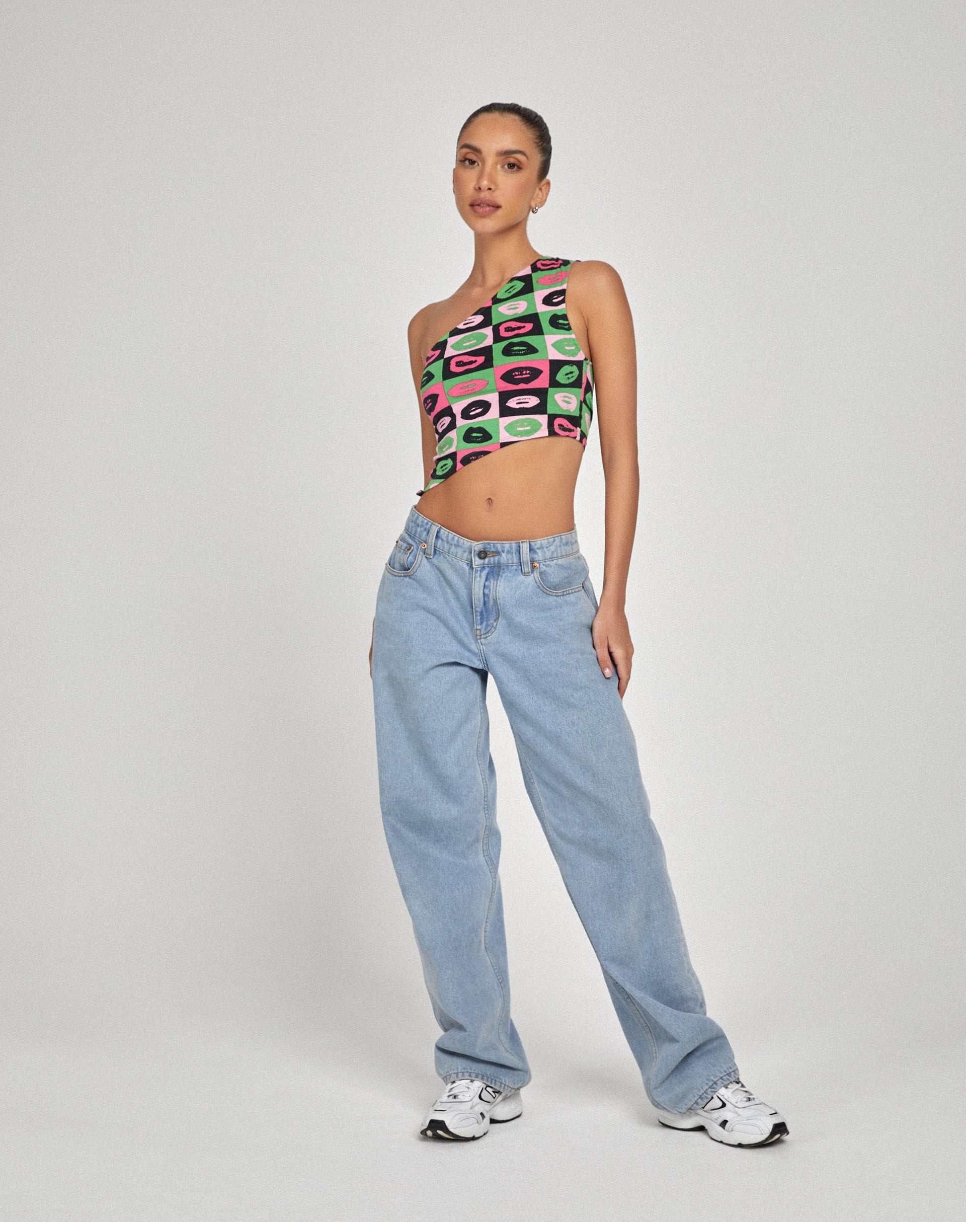 Bild von Bayva Crop Top in Lips Green