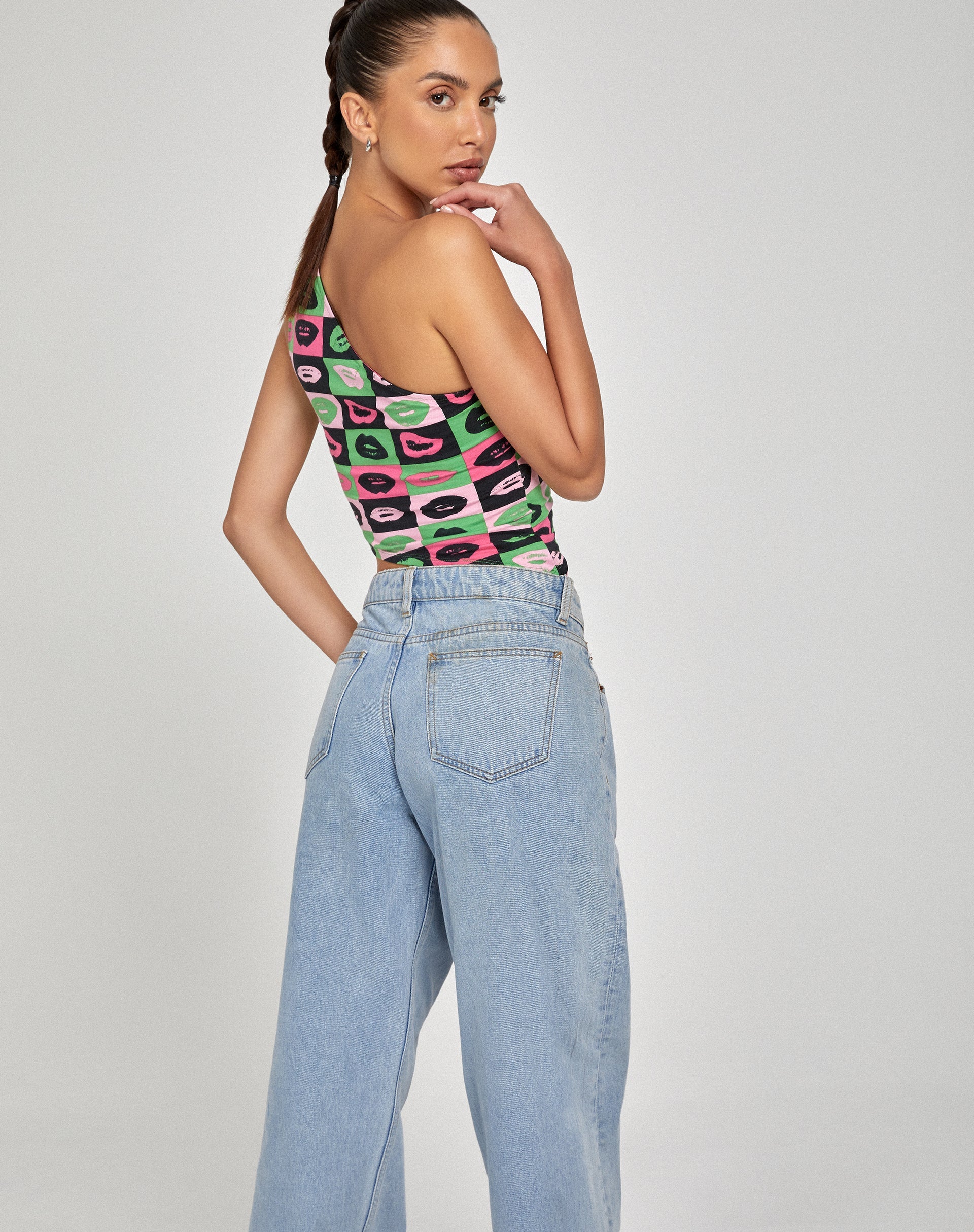 Bild von Bayva Crop Top in Lips Green