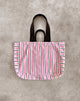 Image of Strandtasche in Stripe Pink