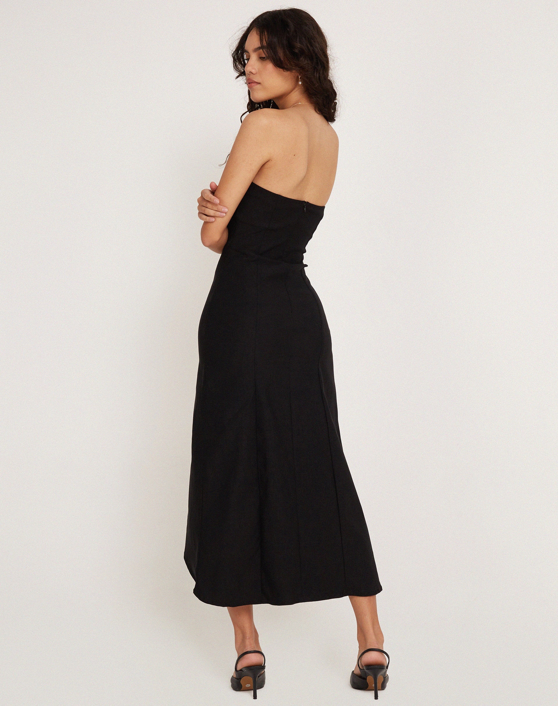 Bild von Bellini Bandeau Midikleid in Schwarz