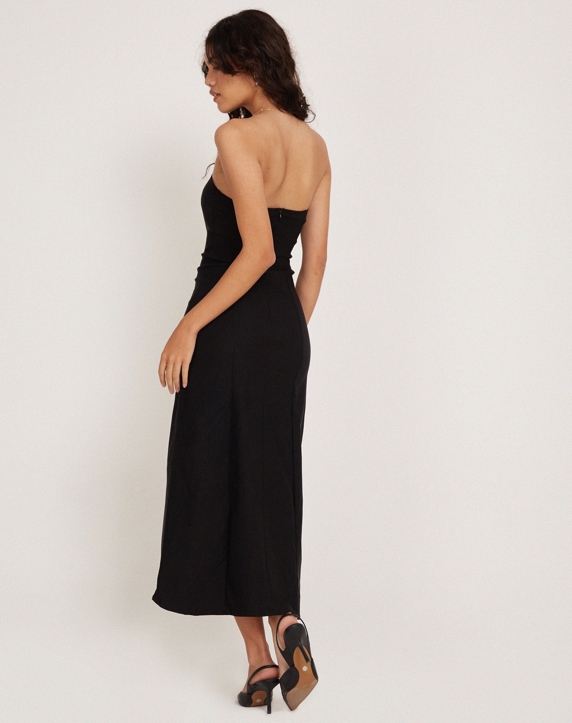 Bild von Bellini Bandeau Midikleid in Schwarz