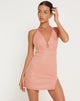 Bild von Bernoki Mini Dress in Drape Pailletten Rosa