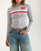 Image of Binta Zip Through Jacke in Grau meliert