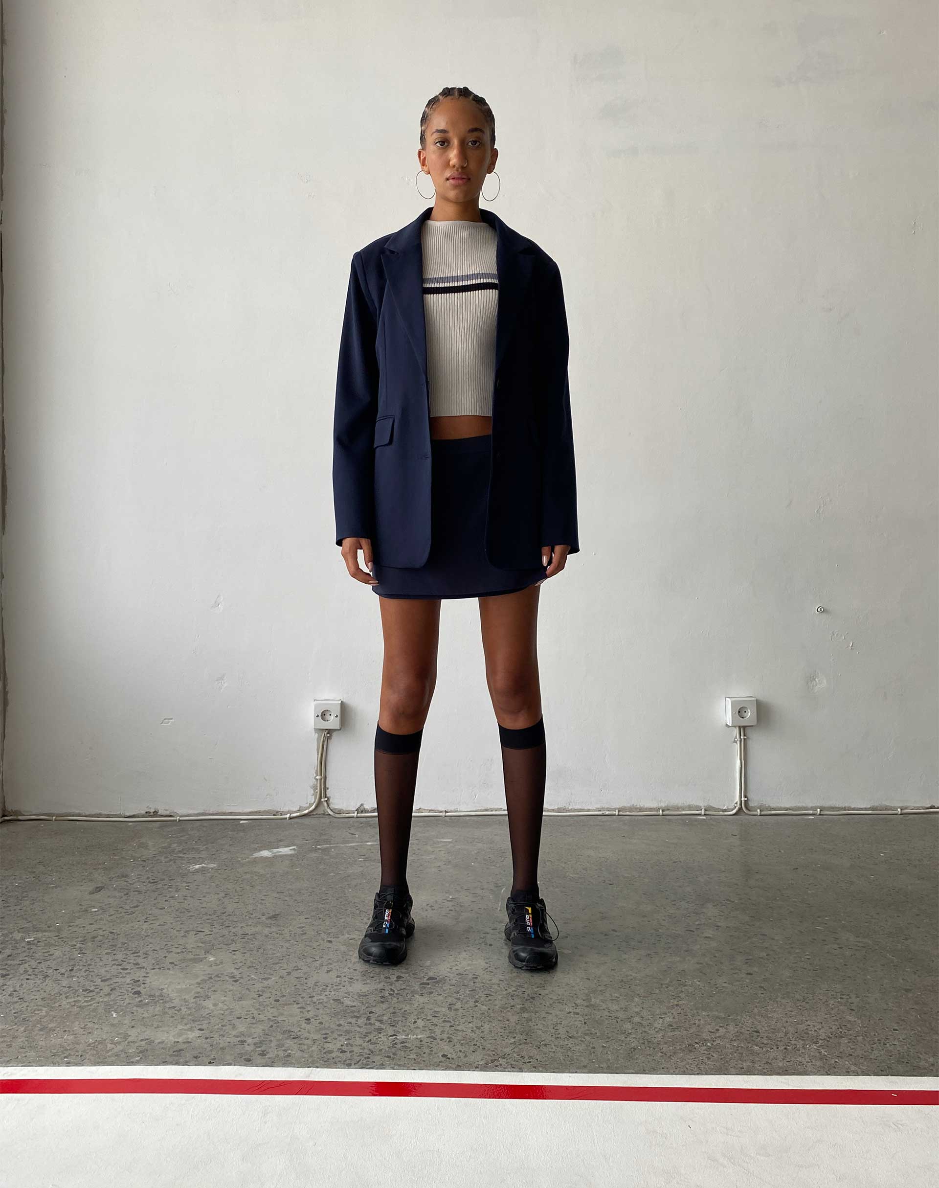 Abbildung des Maiwa Blazers in Tailoring Navy