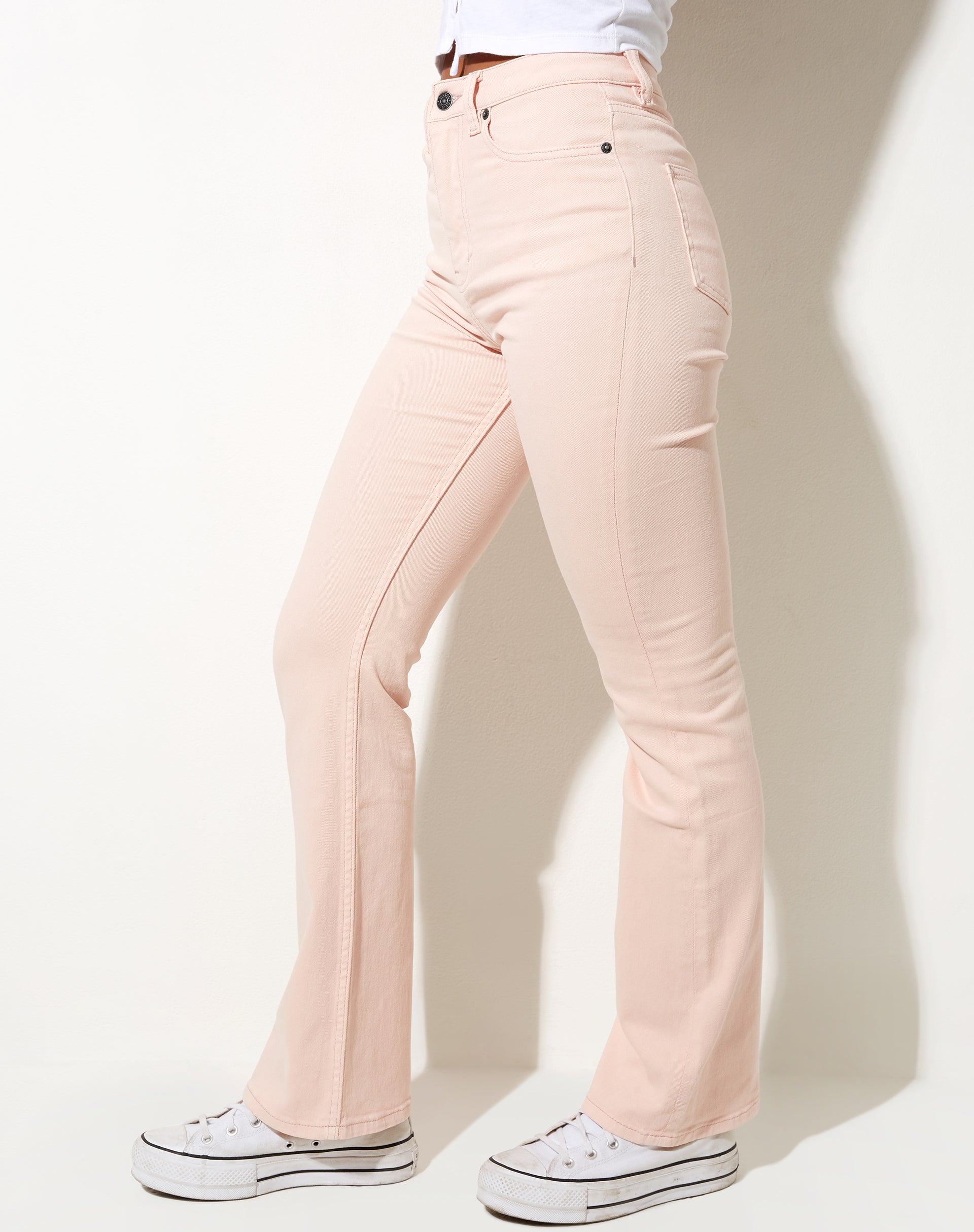 Image der Bootleg Jeans in Blush