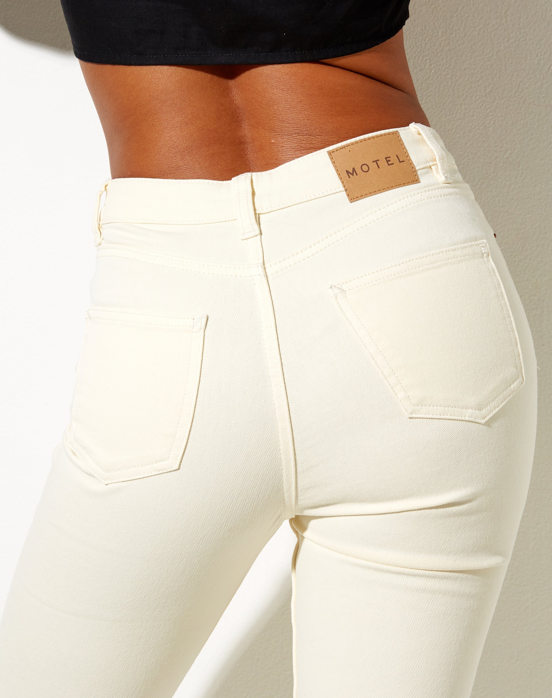 Image von Bootleg Jeans in Buttermilch