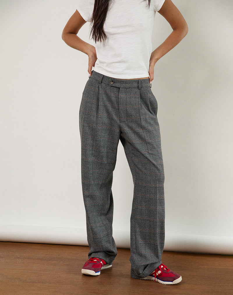 Image of Brayden Hose in Tailoring Grau Karo