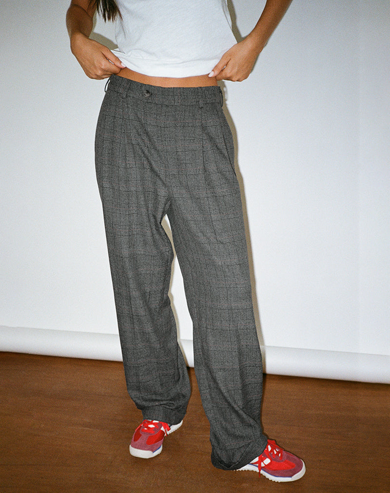 Image of Brayden Hose in Tailoring Grau Karo