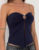 Bild von Brea Bandeau Butterfly Top in Slinky Navy