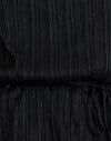 Chiffon Plissee Schwarz mit Innenfutter