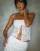 Bild von Briony Butterfly Top aus Spitze Elfenbein