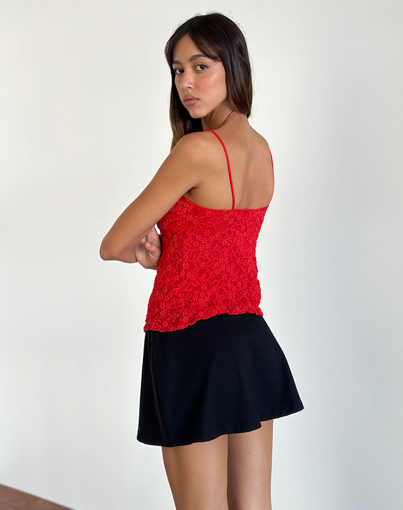 Image von Briony Top in Spitze Rot