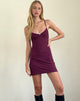 Bild von Britney Mini Dress in Smooth Slinky Berry