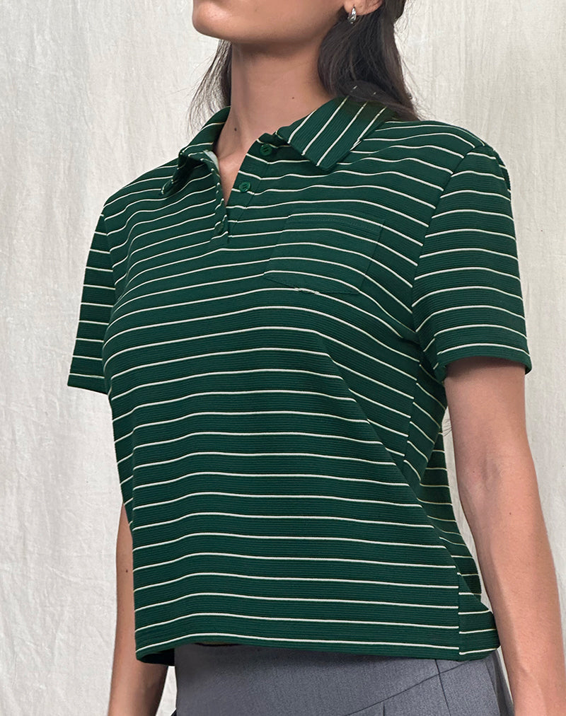 Image of Bupolo Shirt in Flaschengrün