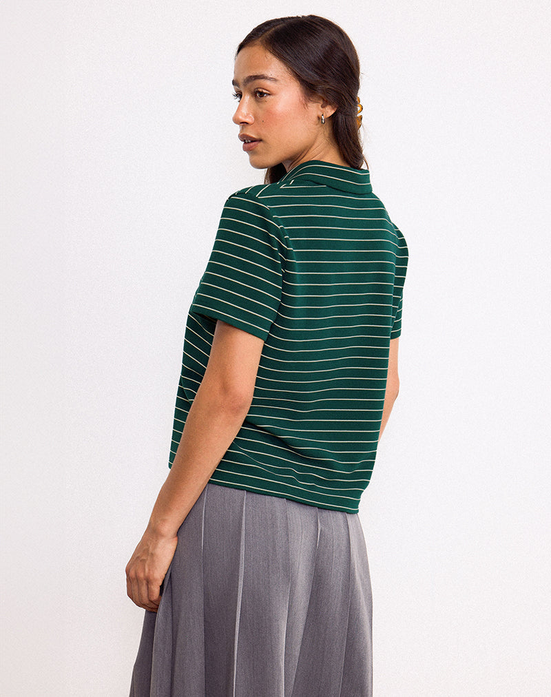 Image of Bupolo Shirt in Flaschengrün