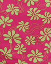 90er Jahre Beachy Floral Hot Pink