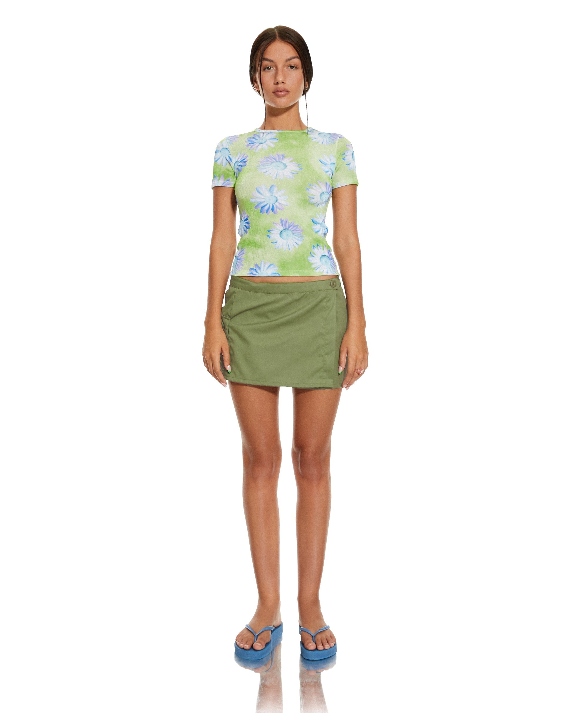 Bild von MOTEL X BARBARA Tika Top in Neon Brushstroke Floral