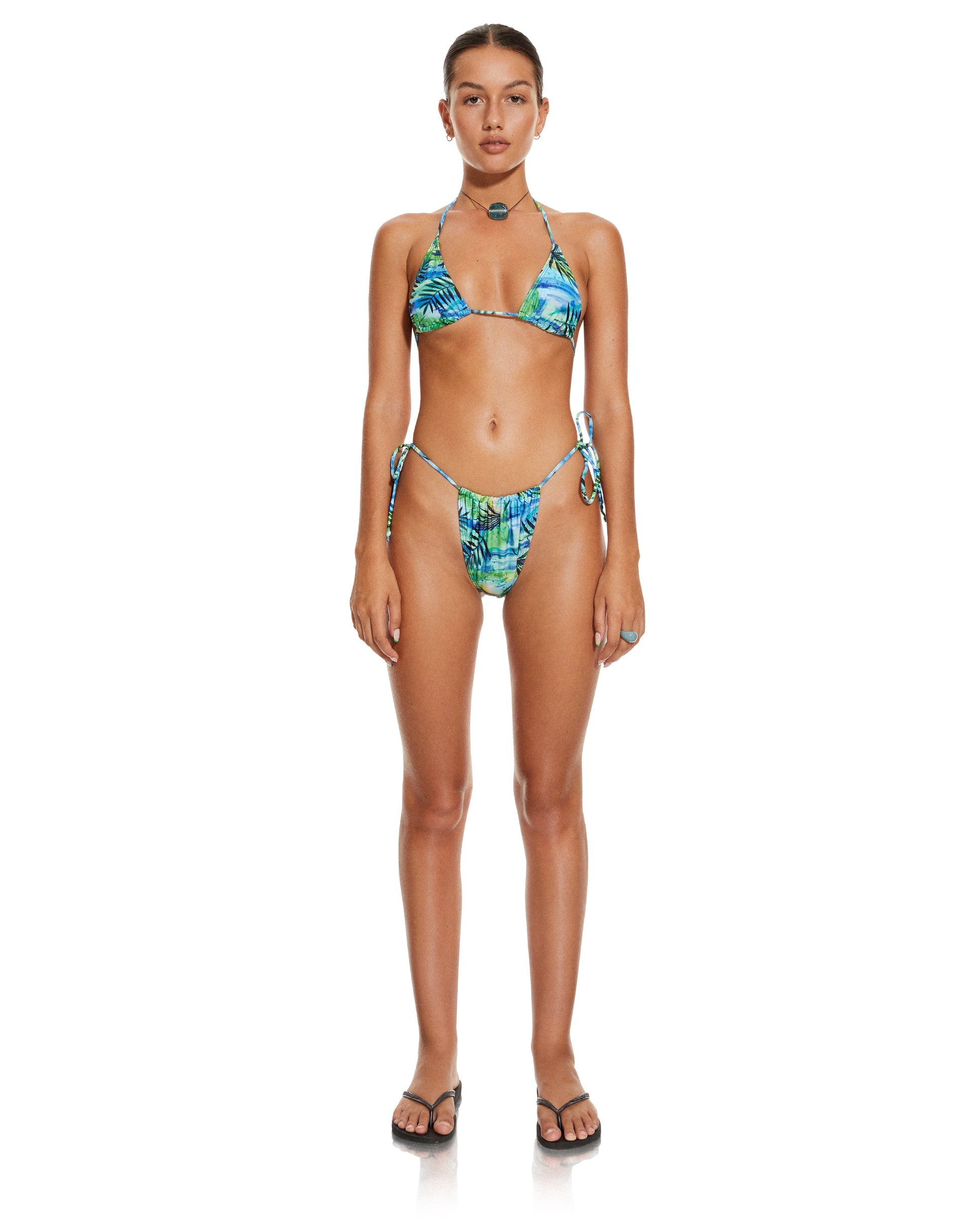 Bild von MOTEL X BARBARA Leyna Bikini Bottom in Tropical Palm