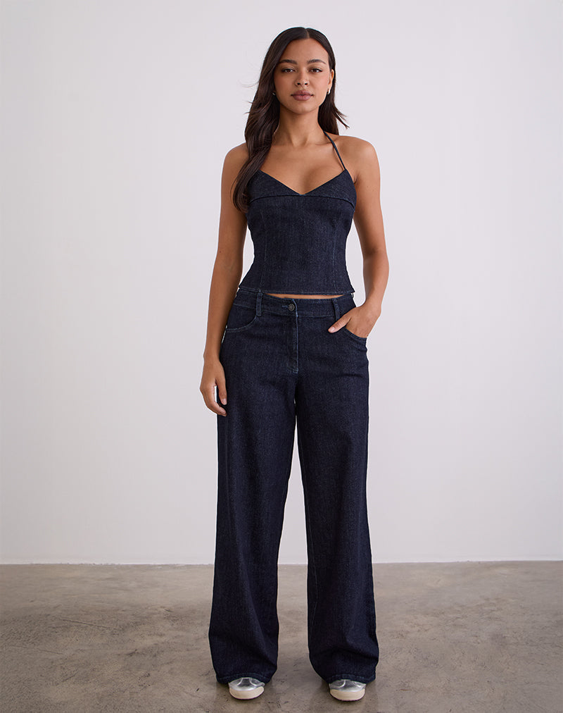 Image der Nuvia-Hose in Chambray Indigo