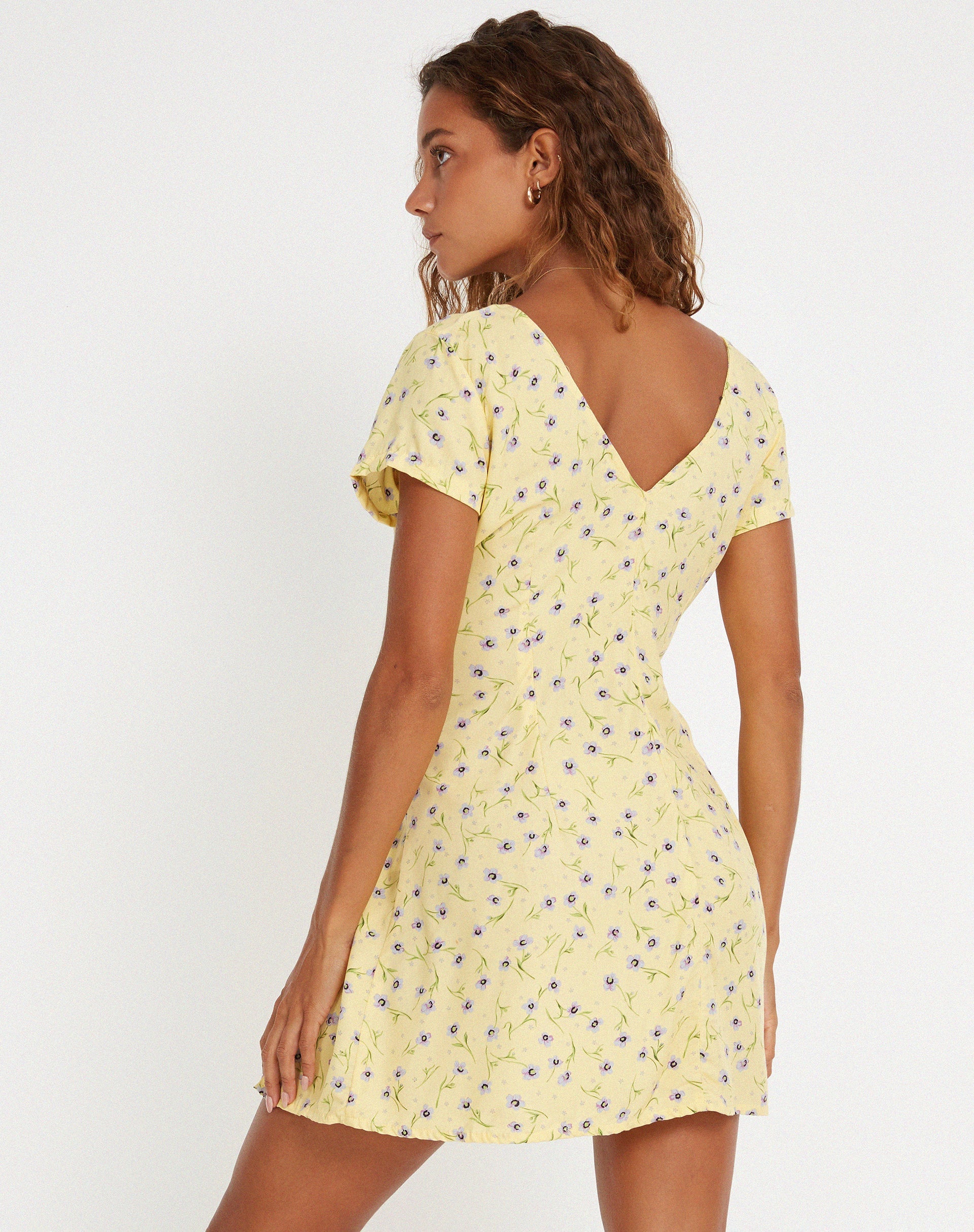 Abbildung: Calliope Minikleid in Wild Flower Lemon Drop