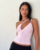 Bild von Carolina One Shoulder Top in Rosa