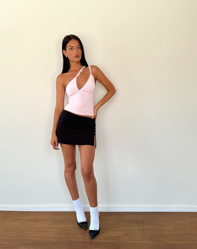 Bild von Carolina One Shoulder Top in Rosa