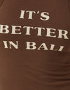  Kakao ist besser auf Bali Slogan