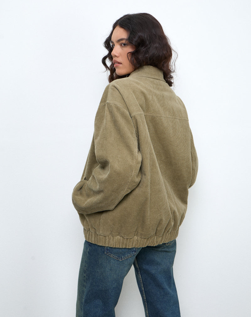Bild von Cavita Jacke in Cord Artischocke Grün