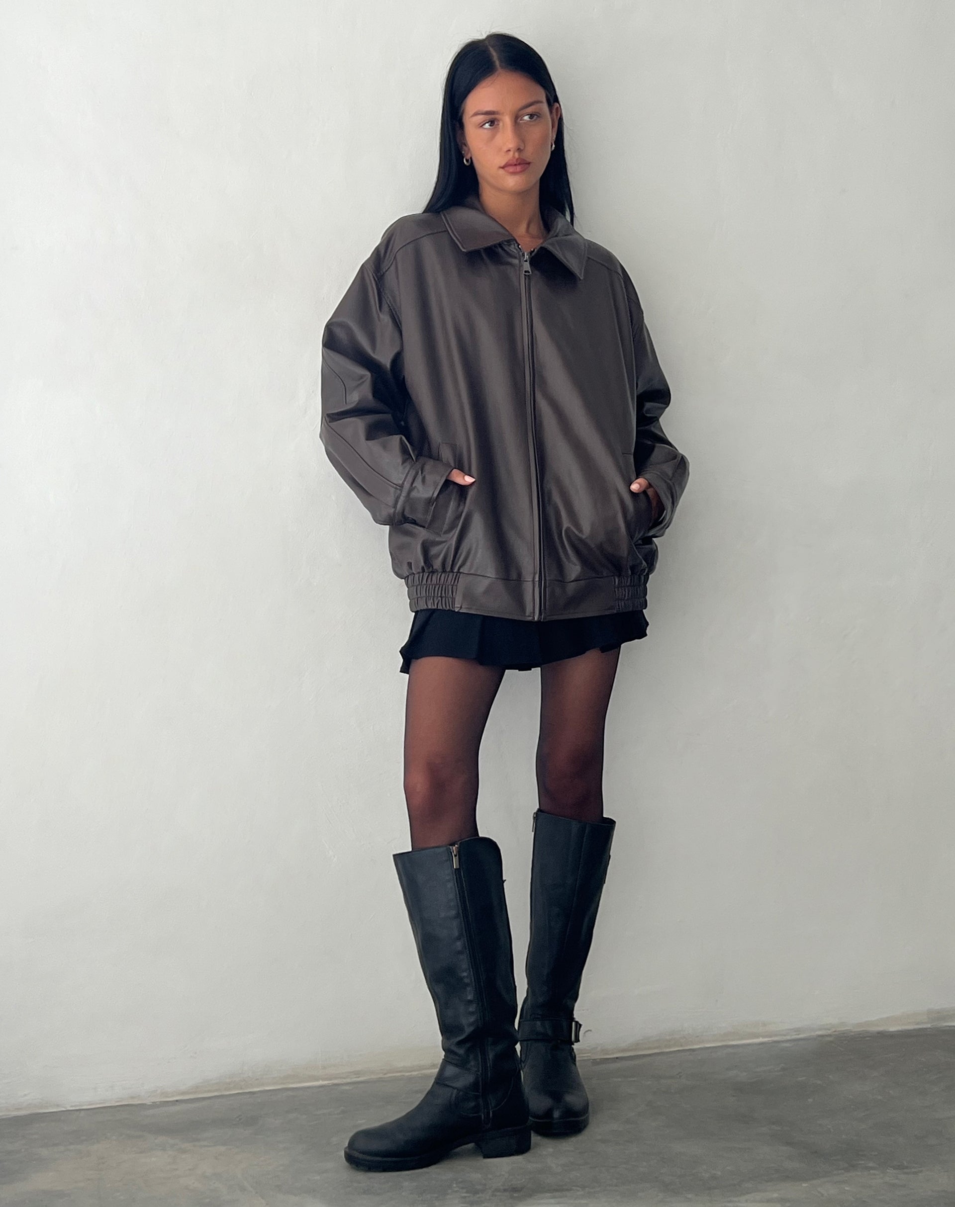 Image von Cavita Jacke in Pu Bitter Chocolate
