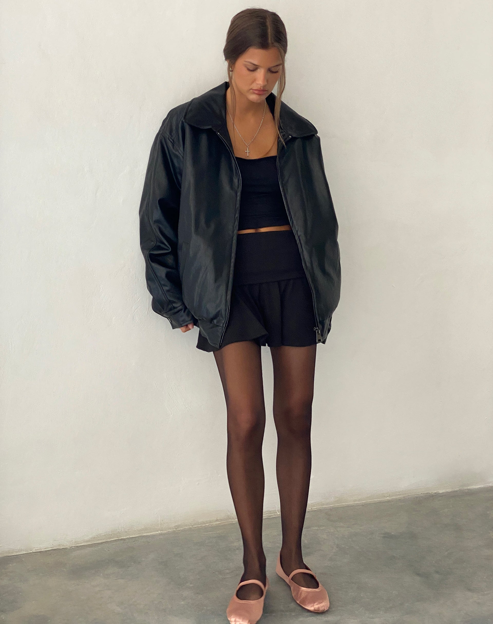 Bild von Cavita Jacke in Pu Schwarz