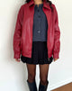 Image of Cavita PU Jacke in Blutrot