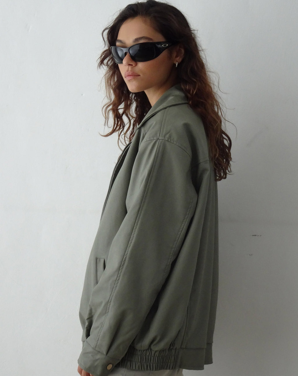 Cavita Jacke in PU Grau