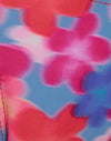 Unscharfe Blume Blau und Rosa