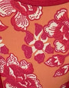 Floral Fun Orange mit kontrastierender Bindung