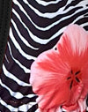 Kontrastierende Bindung Floral Zebra