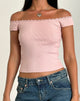 Bild von Chacha Top in Rippspitze Pink Lady