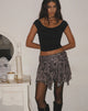 Image of Charya Schulterfreies Top in Schwarz