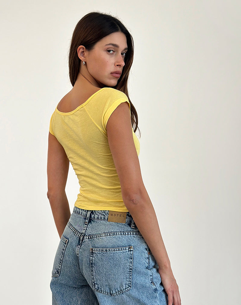 Bild von Charya Off Shoulder Top in Lemonade